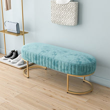 Load image into Gallery viewer, Velvet Entryway Bench