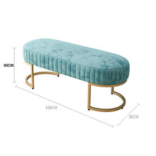 Load image into Gallery viewer, Velvet Entryway Bench