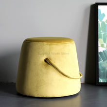 Load image into Gallery viewer, Velvet Bucket Ottoman